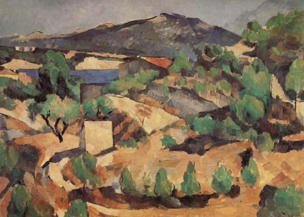 Mountains seen from l'Estaque, Paul Cezanne